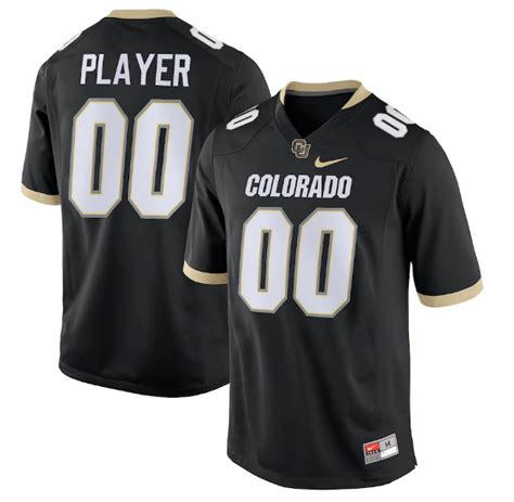 men's nike black colorado buffaloes pick-a-player nil replica football jersey|Men's Nike Black Colorado Buffaloes Pick.